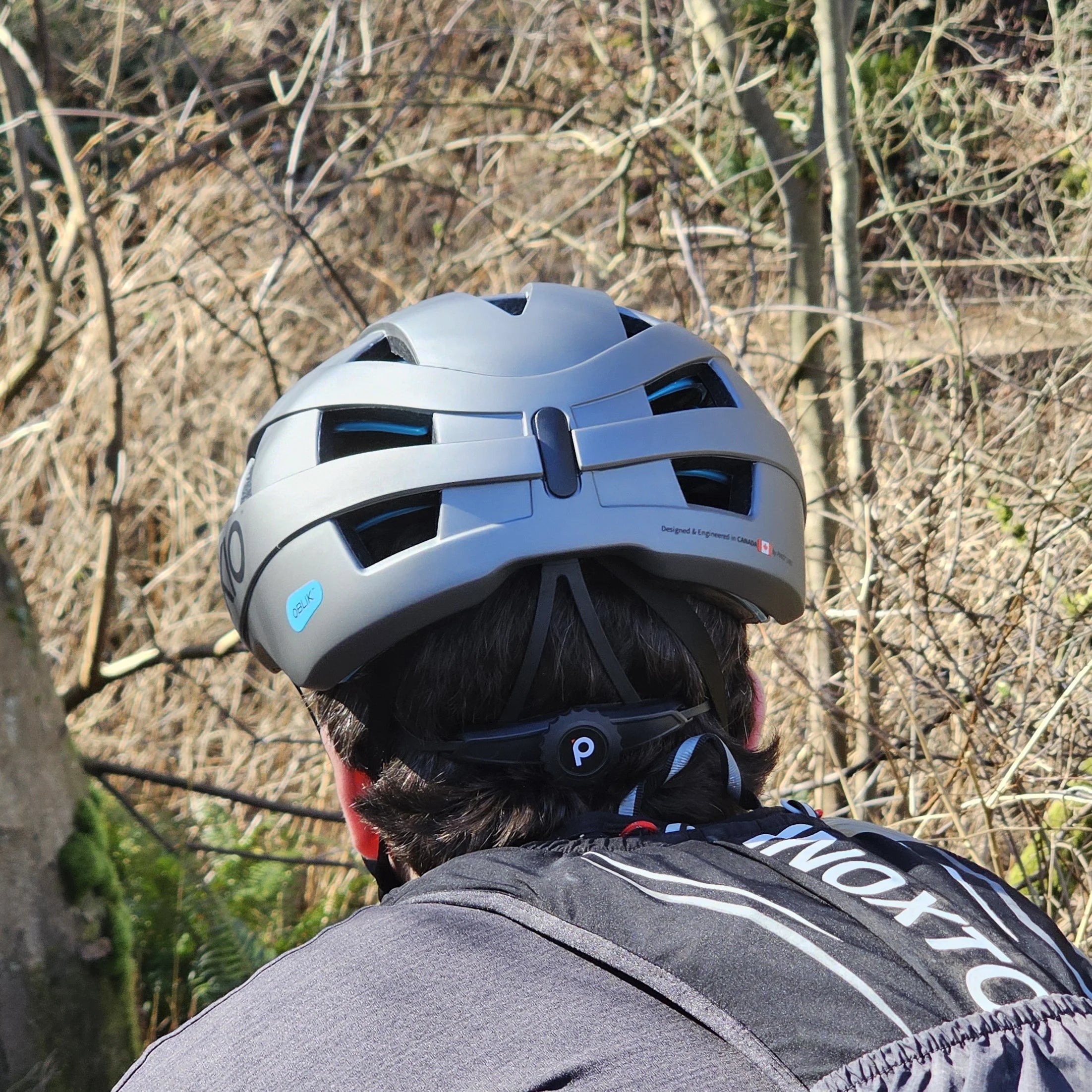 PIKIO Si Equipped with OBLIK Titanium gray- Back view