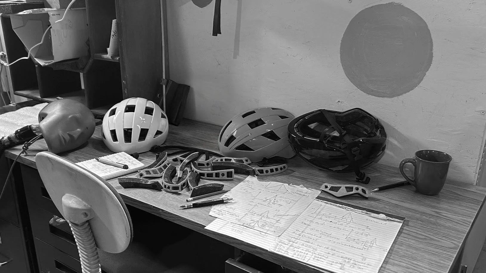 PIKIO Si helmet and Hybrid iii Headform at PIKIO Labs Testing Facility